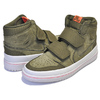 NIKE AIR JORDAN 1 RETRO HI DOUBLE STRAP olive canvas/cone-light bone AQ7924-305画像