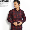 Zephyren CHECK SHIRT L/S -Resolve- -RED- Z18AD05R画像