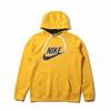 NIKE AS M NSW HBR HOODIE PO FLC FTR YELLOW OCHRE/BLACK AJ6353-752画像