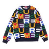 Supreme 18FW Big Letters Sweater MULTICOLOR画像
