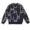 Supreme 18FW Big Letters Sweater BLACK画像