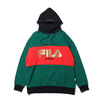 FILA BIG LOGO ENBURO HOODIE for atmos GREEN/RED/BLACK FL3401-25画像