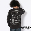 AVIREX CREW NECK T-SHIRT X-15 6183501画像