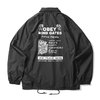 OBEY CLASSIC COACHES JACKET "OBEY MIND GATES" (BLACK)画像
