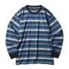OBEY WATERFALL CLASSIC TEE LS (DARK TEAL MULTI)画像