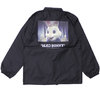 MILK BOY × BOUNTY HUNTER MAD BUNNY Coach Jacket BLACK画像
