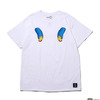 THE SIMPSONS x ATMOS LAB MARGE EMBROIDERY TEE WHITE AL18F-PT06画像