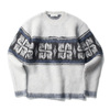 RADIALL COSMIC WHEEL - CREW NECK SWEATER L/S (WHITE)画像