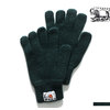 TENDER Co. TYPE 888 MOOR GLOVES PLAIN STITCH BOTTLE GREEN LAMBSWOOL画像