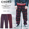 CHORD NUMBER EIGHT CHECK PANTS N8M1K1-PT09画像