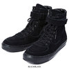 CHORD NUMBER EIGHT SUEDE ZIP SNEKAER BLACK/BLACK N8M1K1-AC12画像
