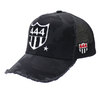 YOSHINORI KOTAKE DESIGN × GUILD PRIME PILE 444LOGO CAMO MESH CAP BLACK画像
