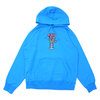 Supreme 18FW Flowers Hooded Sweatshirt BRIGHT ROYAL画像