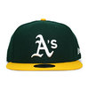 NEW ERA OAKLAND ATHLETICS BASIC SNAPBACK GREENxGO NR11591021画像