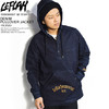 LEFLAH DENIM PULLOVER JACKET -INDIGO-画像