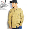 The Endless Summer NYLON RIP PEACH WORK SHIRTS -CAMEL- 8774002画像
