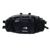 Supreme × THE NORTH FACE 18FW Leather Mountain Waist Bag BLACK画像