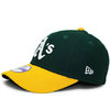NEW ERA OAKLAND ATHLETICS 9FORTY ADJUSTABLE GREENxGOLD NR10047541画像