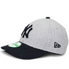 NEW ERA NEW YORK YANKEES 9FORTY ADJUSTABLE GREYxNAVY NRNE11162686画像