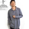 NO ID. C-AMUNDSEN SHORT COLLAR PULLOVER SHIRT -GRAY- 843006-647S画像