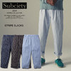 Subciety STRIPE SLACKS 108-01379画像