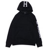 HUF 18FW MISSION PULLOVER HOODIE BLACK画像