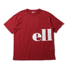 ellesse Round Logo Tee DEEP RED EH18304-DR画像