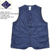 POST OVERALLS 1512 ROYAL TRAVELER cotton brocade navy 1512-CB2画像