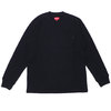 Supreme 18FW L/S Pocket Tee BLACK画像