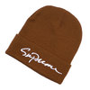 Supreme 18FW Classic Script Beanie BROWN画像