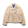 SCHOTT x ATMOS LAB FLEECE RIDERS JACKET NATURAL AL18F-SP05画像