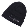 Yohji Yamamoto × NEW ERA Basic Cuff Knit Signature Logo Cap BLACK画像