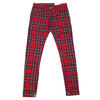 mnml M85 TARTAN CHECK DENIM PANTS RED GREEN画像
