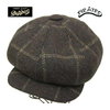 DAPPER'S Window Pane Casquette GREEN BEIGE LOT1293画像