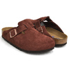 BIRKENSTOCK Boston SOFT FOOTBED PORT SUEDE REGULAR 1011297画像
