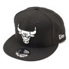 NEW ERA 9FIFTY CHIBLU LOGO BLACK × WHITE 11876728画像