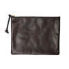 FILSON LARGE LEATER POUCH BROWN MOSS 63221画像