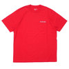 Supreme 18FW Embroidered Pocket Tee RED画像