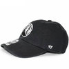 '47 Brand MINNESOTA TIMBERWOLVES CLEAN UP STRAPBACK BLACK WHITE K-RGW24GWSNL-BKC画像