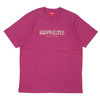 Supreme 18FW Nouveau Logo Tee DARK MAGENTA画像