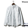 Workers Narrow Round Collar Shirt, Supima Oxford,画像