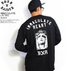 BORN X RAISED IMMACULATE HEART L/S TEE -BLACK- 395031803画像