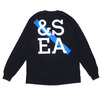 SATURDAYS SURF NYC &times; WIND AND SEA LS TEE BLACK画像