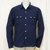 THE FLAT HEAD HERITAGE SERIES INDIGO WESTERN SHIRT CW-75W画像