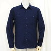 THE FLAT HEAD HERITAGE SERIES INDIGO WORK SHIRT CO-14W画像