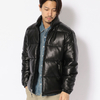 Schott LEATHER DOWN JACKET 3181061画像