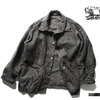 TENDER Co. TYPE 935 Collared Shepherd's Coat RYELAND WOOL FACE COTTON TWILL INDIAN BLACK DYE画像