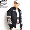 LEFLAH MA-1 JACKET -BLACK-画像