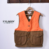 FILSON UPLAND HUMTING VEST Tan/Blaze Orange画像