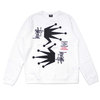 COMME des GARCONS × STUSSY SWEAT WHITE画像